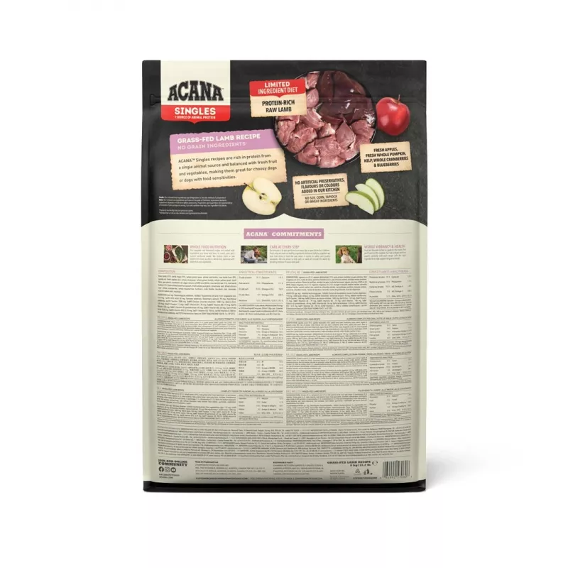 ACANA Singles Grass-Fed Lamb - sausas šunų maistas - 6kg