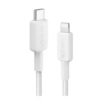 Lightning laidas Anker A81B5G21 — 0,9 m, USB‑C į Lightning, baltas