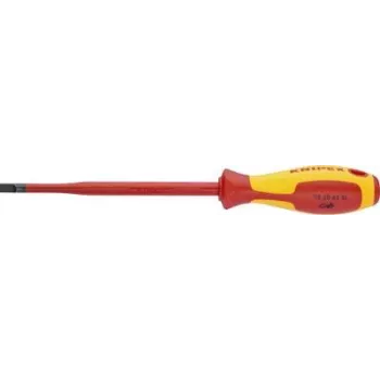 Knipex plonas atsuktuvas plokščiąja galvute, ašmenų ilgis: 100 mm (98 20 40 SL)