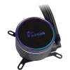 Viskas viename skysčio aušintuvas Inter-Tech LC-120 RGB 12 cm Juoda