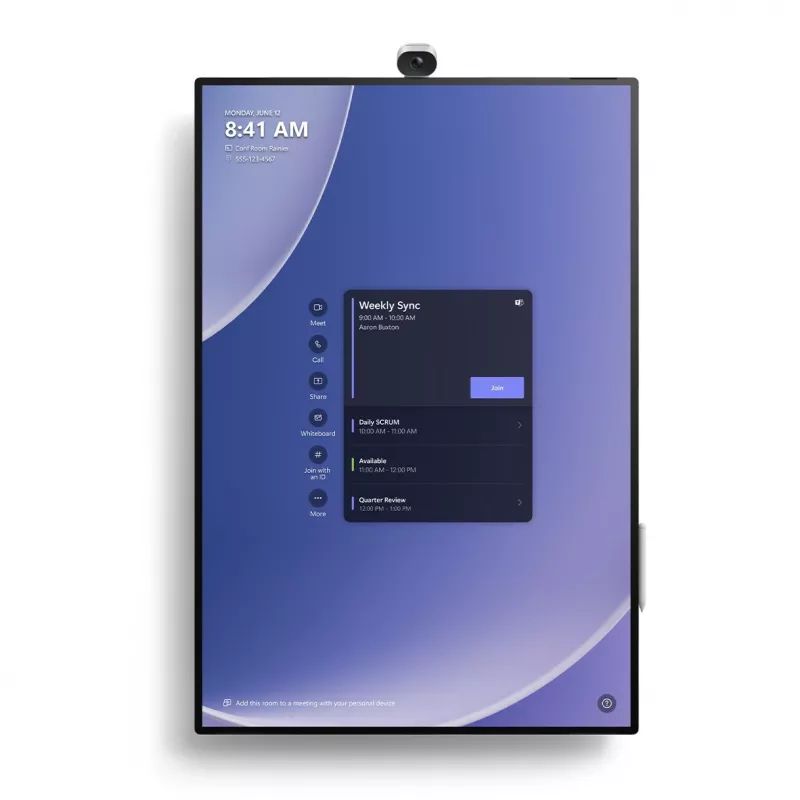 Interaktyvi lenta Microsoft Surface Hub 3 85 colių 32GB RAM Windows 11 IoT Enterprise