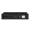 Į stovą montuojamas linijinės sąveikos UPS EVER ECO Pro 1200 AVR CDS, 1,2 kVA (650 W išvestis), 2U, 3× C13, USB-B, AVR, VRLA 12 V 5 Ah ×2