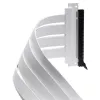 PHANTEKS PCI-E 4.0 x16 riser ribbon kabelis, 180 laipsnių, 30 cm - balta