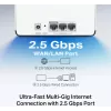 „MERCUSYS Halo H85X“ dviejų juostų „Wi‑Fi 6“ maršrutizatorius (802.11ax), 2,4/5 GHz, iki 2402 Mbit/s, 3 LAN prievadai, baltas (3 vnt.)
