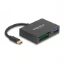DeLOCK USB-C kortelių skaitytuvas, skirtas XQD ir SD atminties kortelėms, USB 5 Gbps