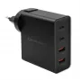 Qoltec GaN POWER PRO Charger | 2xUSB-C | 2xUSB | 130W | 5-20V | 1.5-5A | XP | Juoda