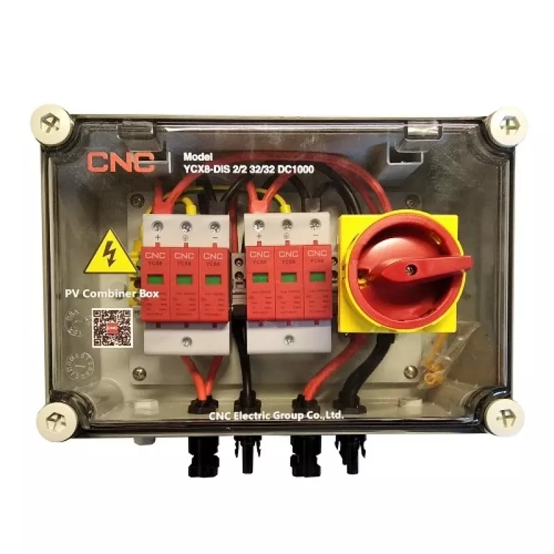 CNC PV atjungimo skydelis, DC 2in-2out, IP66