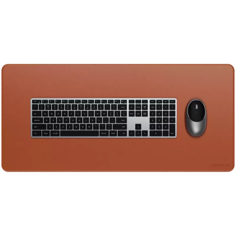 Pelės kilimėlis Satechi Vegan-Leather Premium Desk Mat Brown ST-LPDMN