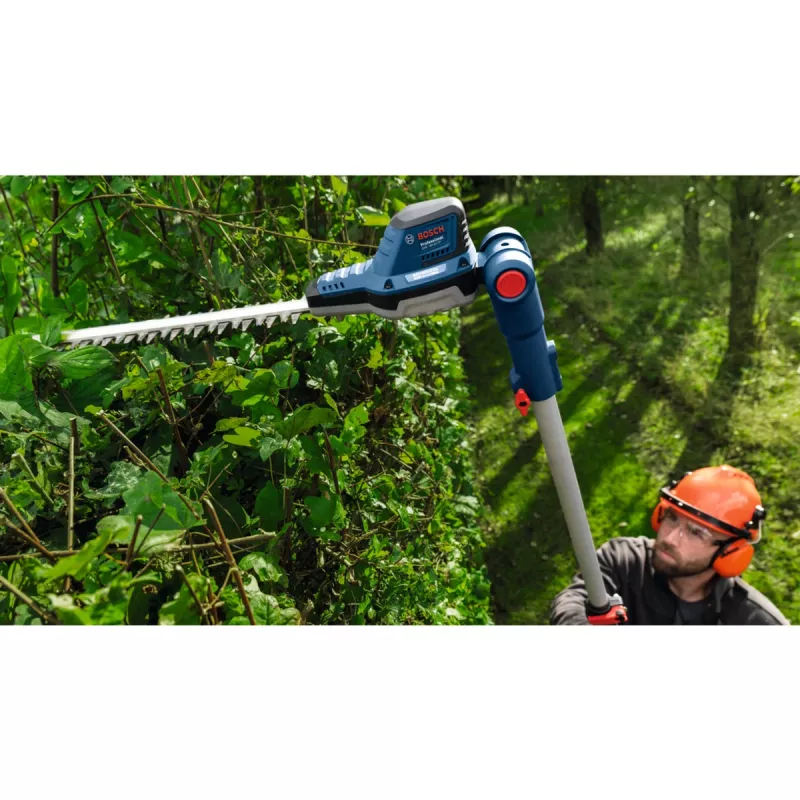 Bosch GHE 18V-50 TP baterija, juoda, mėlyna, raudona, nerūdijantis plienas