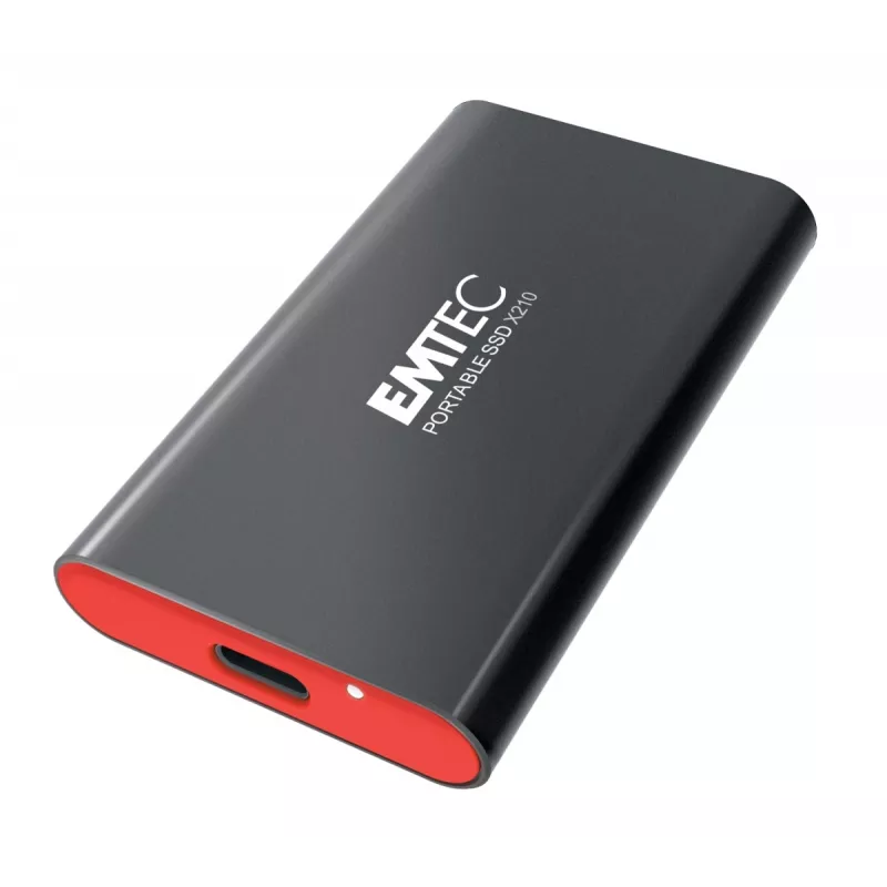 Emtec X210 ELITE 2 TB USB Type-C 3.2 Gen 2 (3.1 Gen 2) Juoda, Raudona