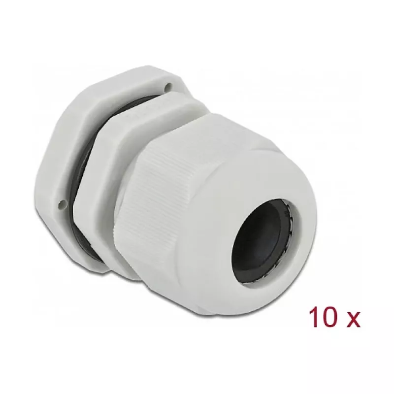 Kabelių sandariklis DeLOCK 60219 Pilkas Plastikinis 10 vnt.