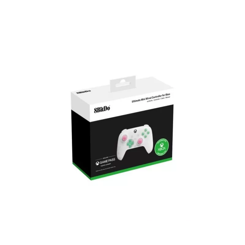 Belaidis žaidimų valdiklis 8Bitdo Ultimate Mini RET00505 — Bluetooth nešiojamasis valdiklis, kompaktiškas išdėstymas