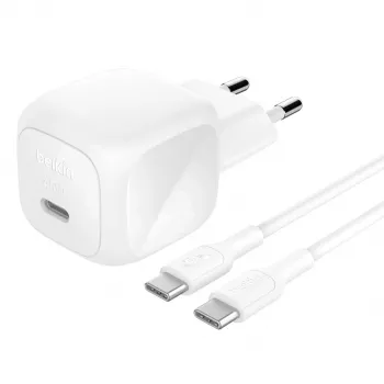 USB-C įkroviklis Belkin BOOSTCHARGE 45W PD PPS – 45W USB maitinimo tiekimas su PPS