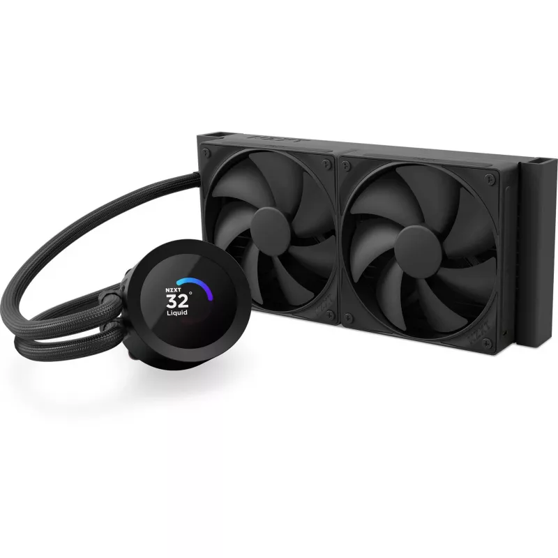 NZXT Kraken Plus 240 procesoriaus „viskas viename“ skysčio aušintuvas 12 cm juodas
