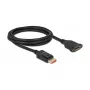 DisplayPort ilginamasis kabelis skydiniam montavimui DeLOCK 8K 60 Hz 2 m