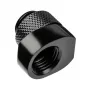 Žarnų jungtis Alphacool 17604 Juoda 1/4 colio sriegis