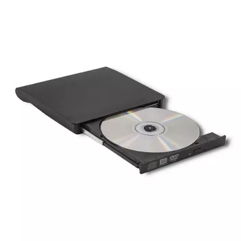 Išorinis DVD‑RW įrenginys QOLTEC 51857 — USB 3.0, SATA sąsaja, DVD±R 8x, DVD±RW 4x, DVD‑RAM 5x, CD 24x, juodas