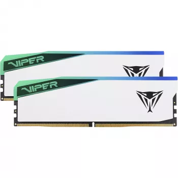 DIMM 48 GB DDR5-6000 (2x 24 GB) dviejų kanalų rinkinys, atmintis balta, PVER548G60C42KW, Viper Elite 5 RGB, INTEL XMP, AMD EXPO