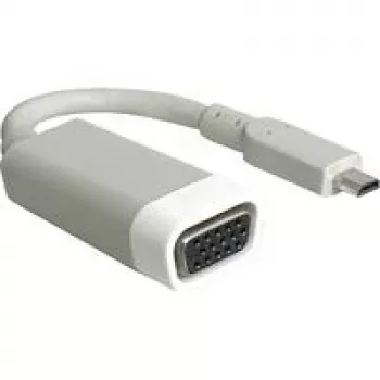 Vaizdo kabelio adapteris DeLOCK 65470 microHDMI į VGA 0,15 m baltas