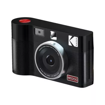 Momentinis fotoaparatas Kodak Mini Shot 2 Era — nešiojamasis momentinis fotoaparatas su įmontuotu spausdintuvu, juodas