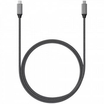 USB kabelis Satechi ST-U4C25M USB4 Gen 3x2 0,25 m juoda, pilka