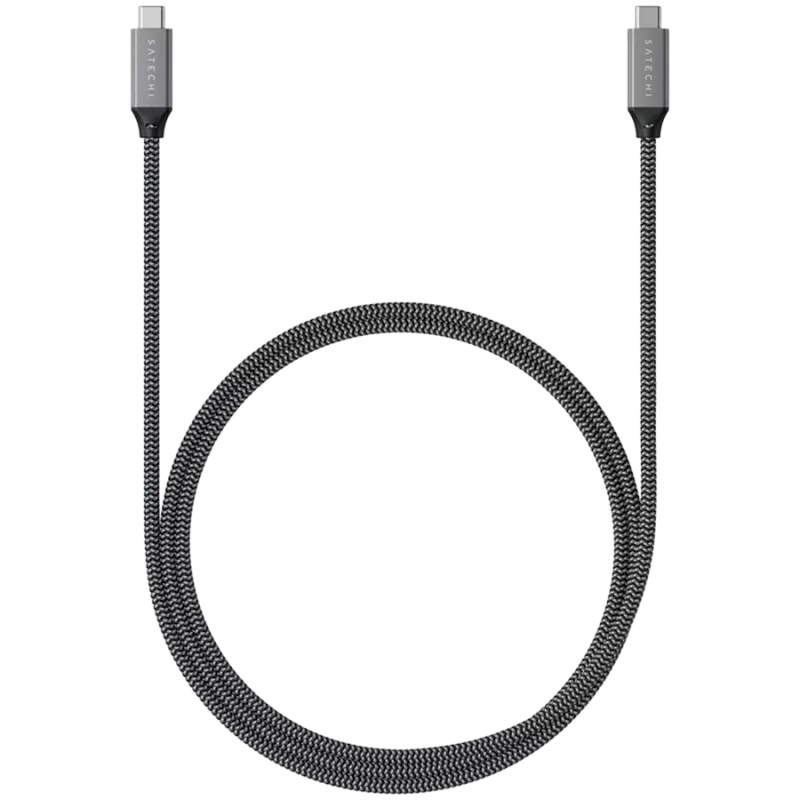 USB kabelis Satechi ST-U4C25M USB4 Gen 3x2 0,25 m juoda, pilka