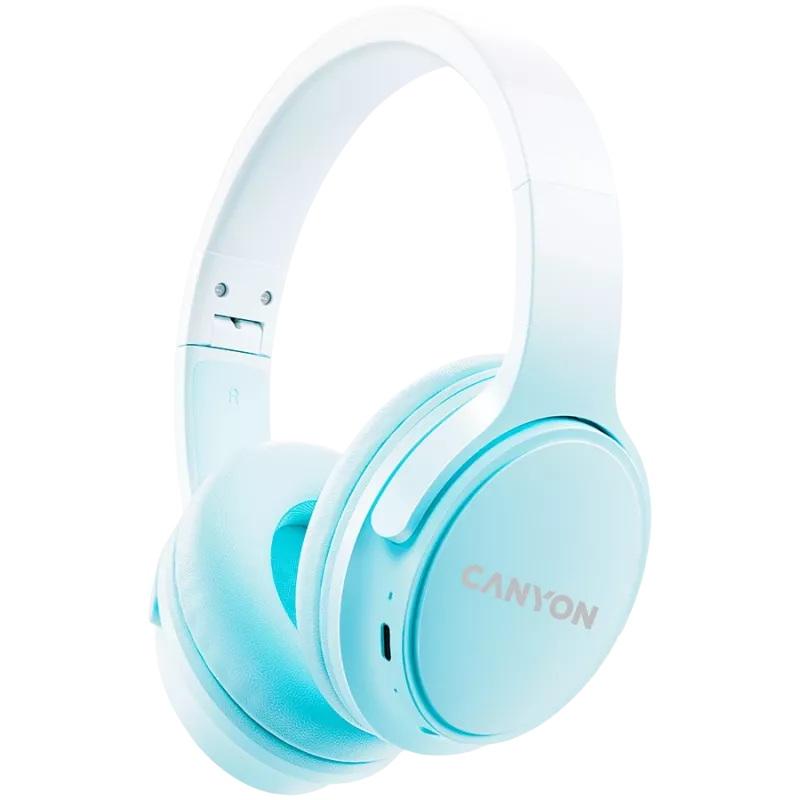 Canyon Bluetooth Headset OnRiff 4 On-EarBT5.3 mėlyna mažmeninė