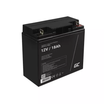 Įkraunama sandari švino rūgšties baterija Green Cell AGM09 12 V 18000 mAh, juoda, 167×77×181 mm, 4,8 kg