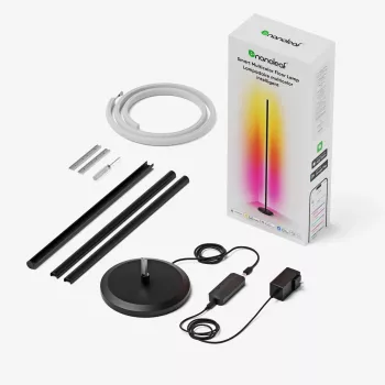 Stovima lempa Nanoleaf N7204K02-1FL 22W RGBW — reguliuojama RGB ir derinama balta šviesa