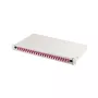 Patch panel DIGITUS DN-96432-4 19 colčių 1U 24× LC dvipusis OM4 pilkas