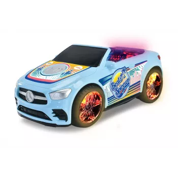 Car Dickie Toys Mercedes-Benz E-Class Beat Spinner Blue 3 AA Batteries