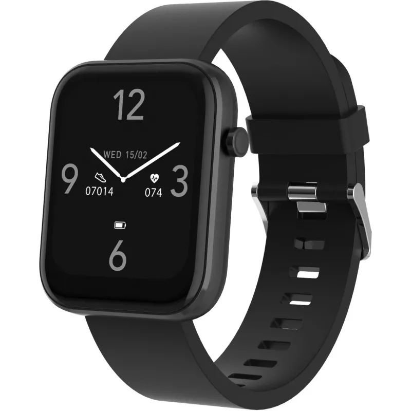 DENVER SW-182 - Laikrodis su dirželiu - 4,3 cm (1,7 inch) Ekranas - Bluetooth - Juodas (116111000580)