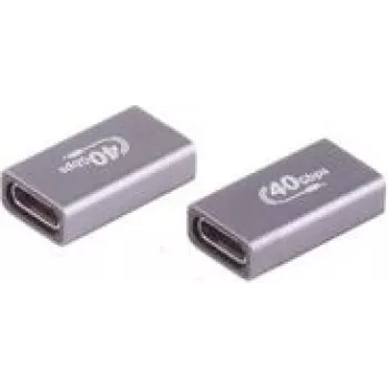 Kabelio lyties keitiklis ShiverPeaks BS13-60003 USB-C į USB-C, pilkas