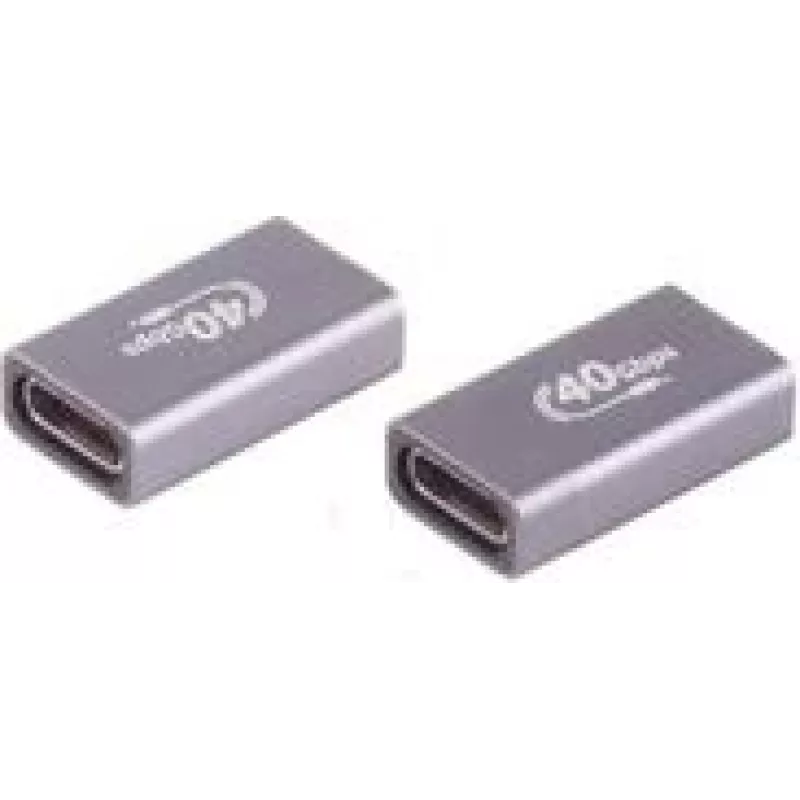 Kabelio lyties keitiklis ShiverPeaks BS13-60003 USB-C į USB-C, pilkas
