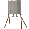 One for All Falcon Universal WM 7481 – stovas – LCD televizoriui / garso juostai – riešutmedžio, tamsiai pilka – ekrano dydis: 81,3–177,8 cm (32–70 colių)