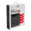 Maitinimo lizdų blokas MACLEAN MCE387 B — 2 lizdai, 3×USB A, 110–240V, 1,5 m kabelis, maks. 2500W