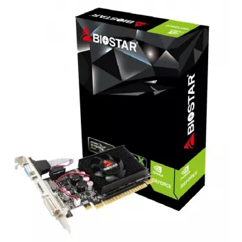 Vaizdo plokštė BIOSTAR GeForce 210 — 1 GB GDDR3, 64-bit, PCIe x16 2.0, 589 MHz