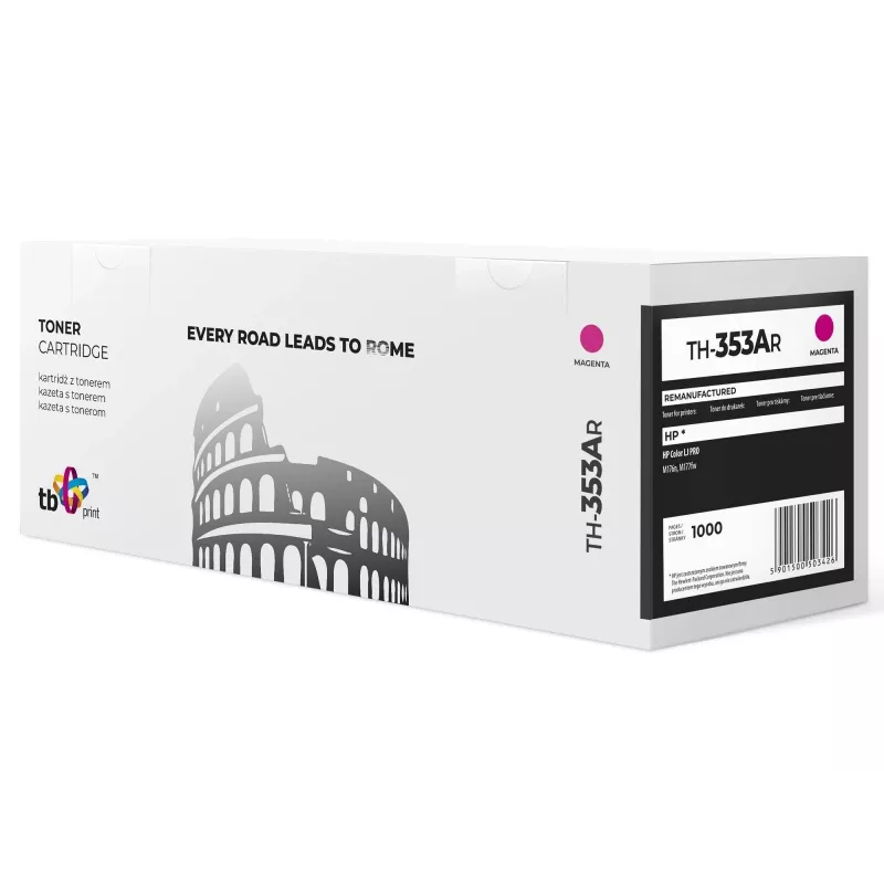 Toner TB Suderinamas su HP CF353A Magenta, 1000, ref