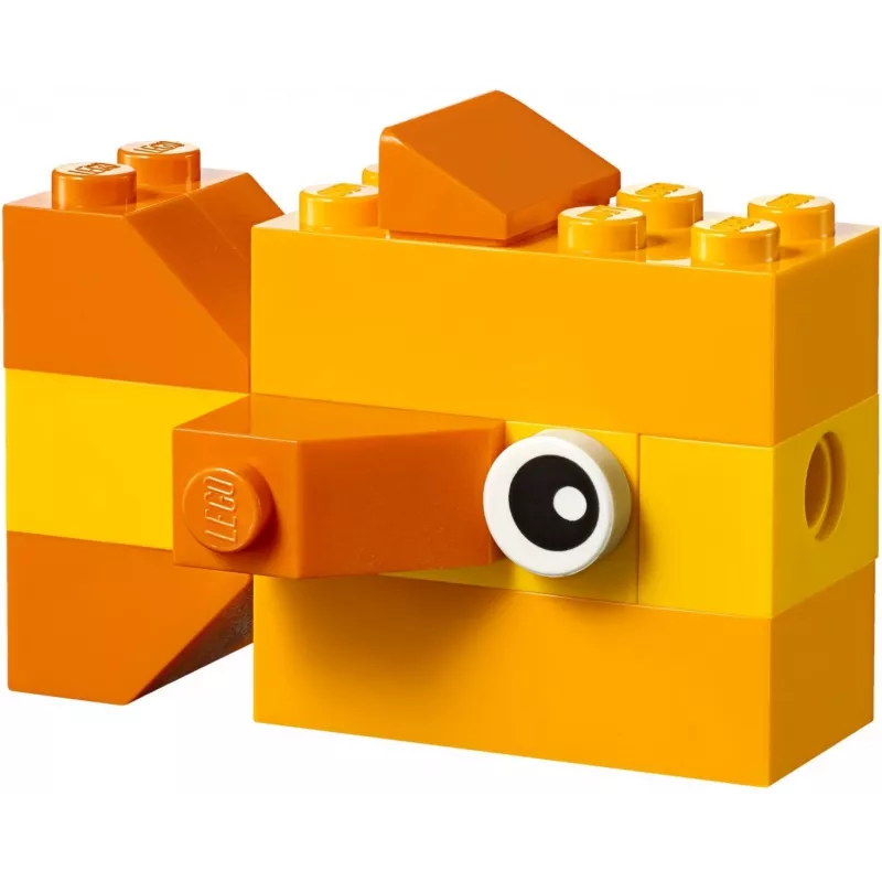 LEGO 10713 Classic Creative Suitcase Toy Storage Case su įvairiaspalviais statybiniais kubeliais, dovana vaikams nuo 4 metų