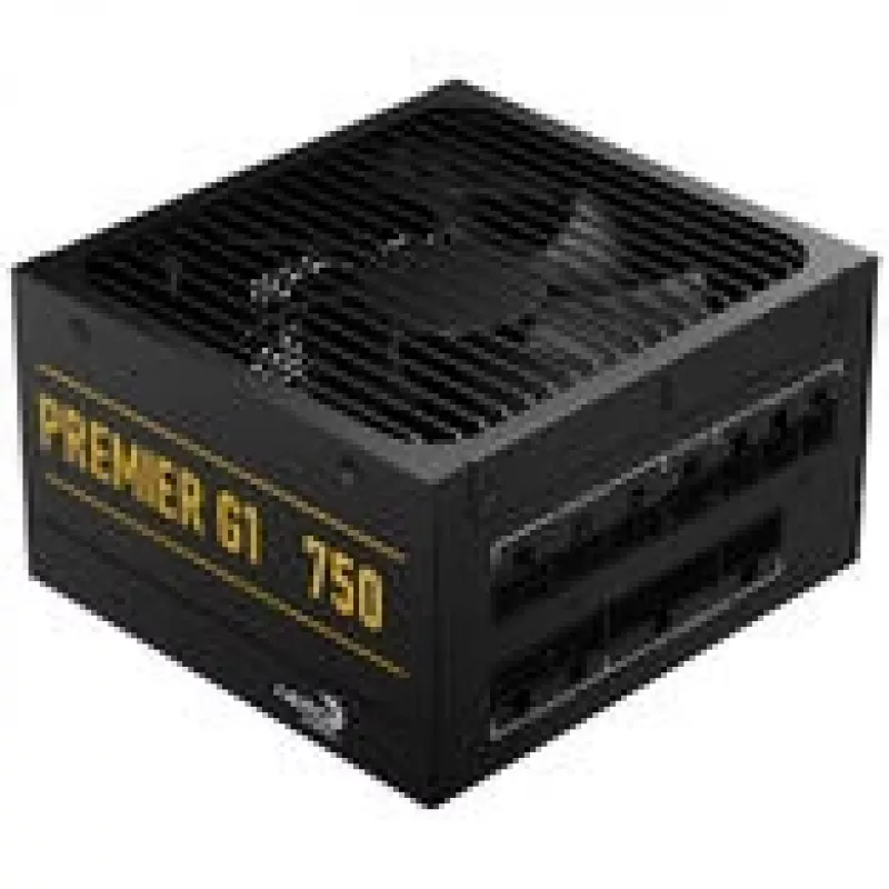 Maitinimo blokas AEROCOOL Premier G1 80 PLUS Gold ATX 3.1 PCIe 5.1 750W, juodas