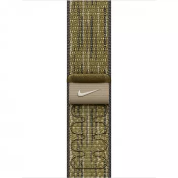 Dirželis Apple 42mm žalia/pilka Nike Sport Loop išmaniajam laikrodžiui
