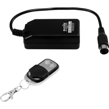 Belaidis nuotolinio valdymo pultas ir imtuvas EUROLITE WRC-4 (modelis 51702027)