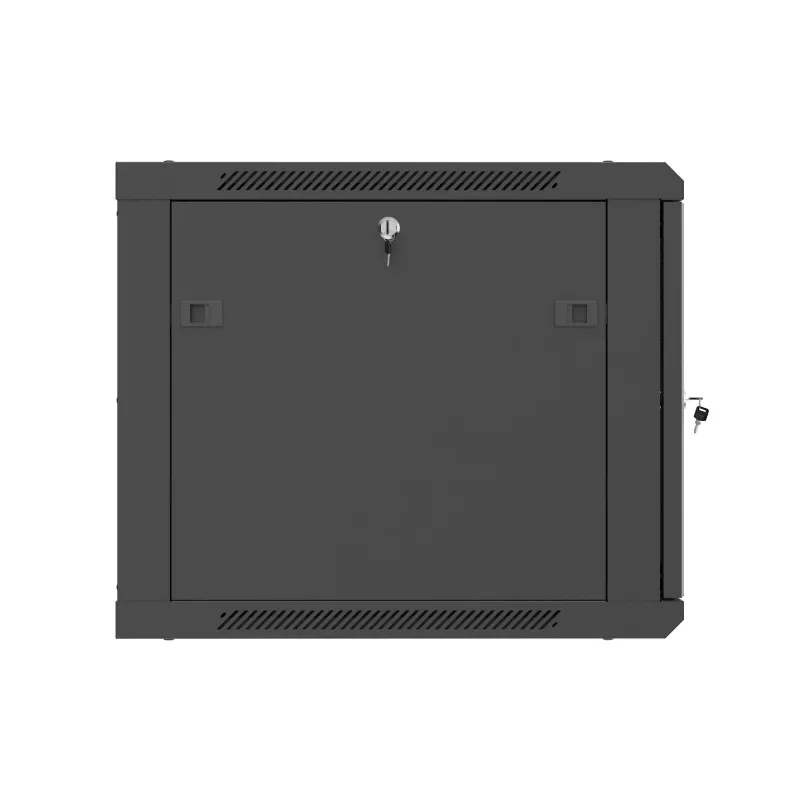 19 colių 9U 600x600 juodas montuojamas spintoje stovas