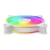 Cooler Master MasterFan MF120 Halo2 Balta Edition 120 mm ARGB korpuso ventiliatorius
