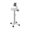 Ergotron Tablet Cart, SV10 - vežimėlis planšetei / klaviatūrai - medicininės paskirties - metalas - balta, aliuminis - ekrano dydis: iki 30,5 cm (iki 12 colių)