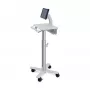 Ergotron Tablet Cart, SV10 - vežimėlis planšetei / klaviatūrai - medicininės paskirties - metalas - balta, aliuminis - ekrano dydis: iki 30,5 cm (iki 12 colių)