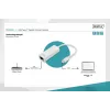 Digitus DN-3024 USB 3.0 adapteris 20 cm 1x USB-C į 1x RJ45 ekranuotas