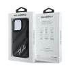 Karl Lagerfeld Apple iPhone 13 Karl Lagerfeld Diagonal Quilted Script (KLHCP13XPQDSMGK) Telefono dėklas juodas