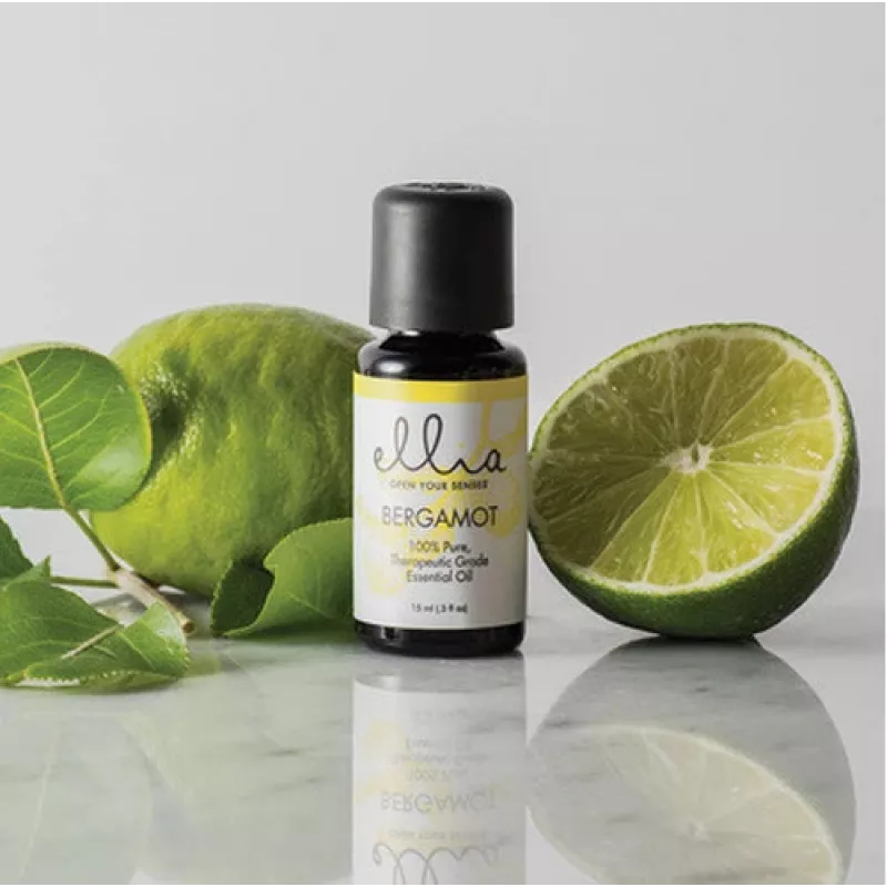 Eterinis aliejus Ellia Bergamot 100 % grynas 15 ml - Aromaterapinis aliejus