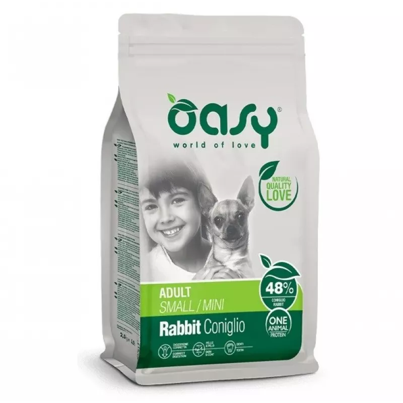 Oasy One Animal Protein Adult S/M Rabbit 2,5kg